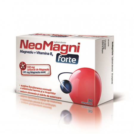 Produse autohtone - NeoMagni forte, 30 comprimate