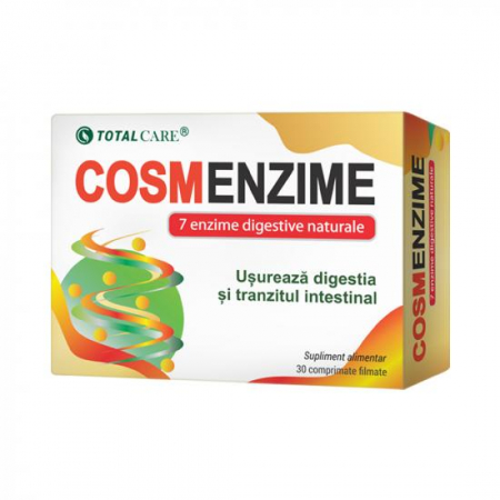 Produse autohtone - CosmEnzime, 30 comprimate filmate