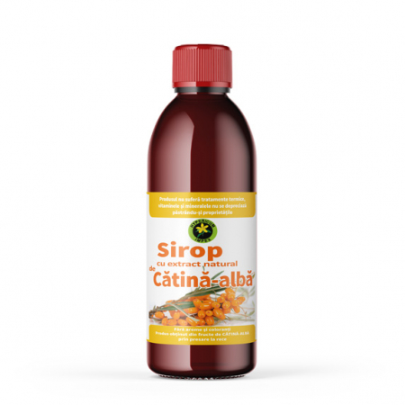 PRODUSE - Sirop de Catina alba cu zahar, 500 ml