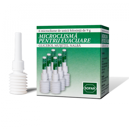 Tulburări gastrointestinale - Microclisma Adulti 9G X 6 Doze