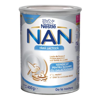 Hrană și colici - Nestle Lapte Nan fără lactoză, 400 g