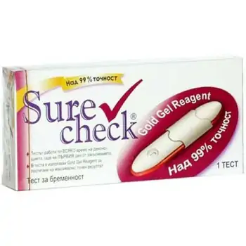 Aștept un bebeluș! - Surecheck Test pentru depistarea sarcinii, 1 bucata