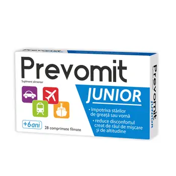 Puiul mamei - Prevomit Junior X 28 Comprimate