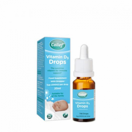 PRODUSE - Colief Vitamin D3 picaturi, 20 ml
