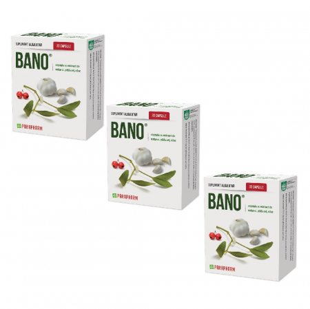 PRODUSE - Capsule Cu Extract De Usturoi, Păducel Si Vâsc X 30 Capsule, 2Cut+1Cut Gratis
