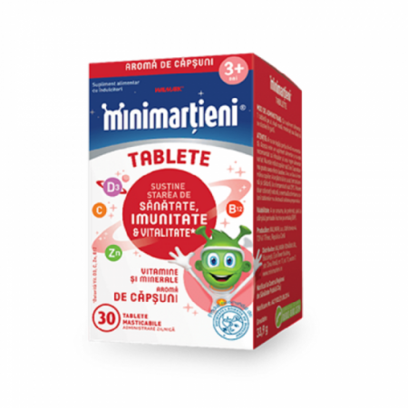 Oferte și reduceri - W-Minimartieni Imunactiv Aroma Capsuni X 30 Tablete Masticabile
