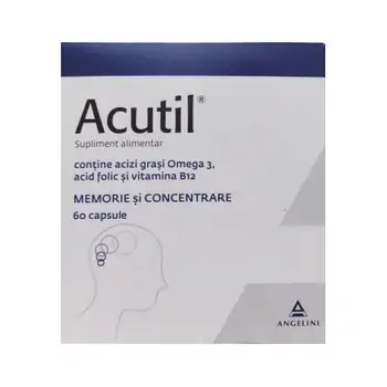 Vai, am uitat! Nu, n-am uitat! Mă concentrez! (Memorie și concentrare) - Acutil, 60 capsule