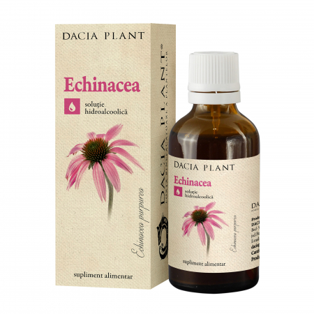 Produse autohtone - Tinctura de echinacea, 50 ml