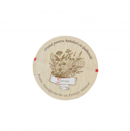 Aștept un bebeluș! - Crema pentru bebelusi ( tip Petrini ) cu extract de galbenele, ∑NATURA, 50ml
