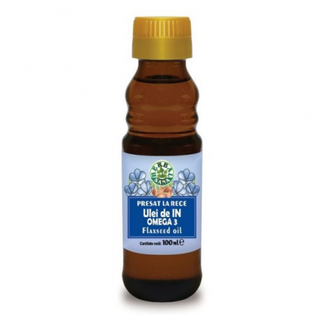 Alimente - Ulei de In presat la rece, 100 ml