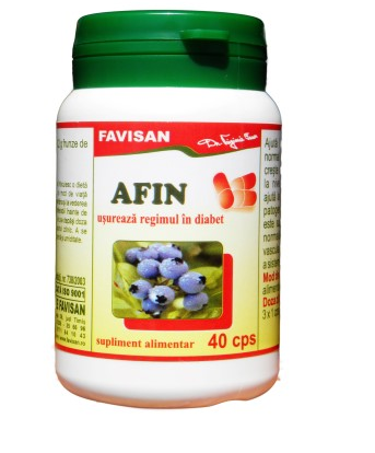 Boli hormonale și de nutriție - Afin, 40 capsule