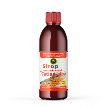 PRODUSE - Sirop cu extract natural de Cătină alba, 500 ml