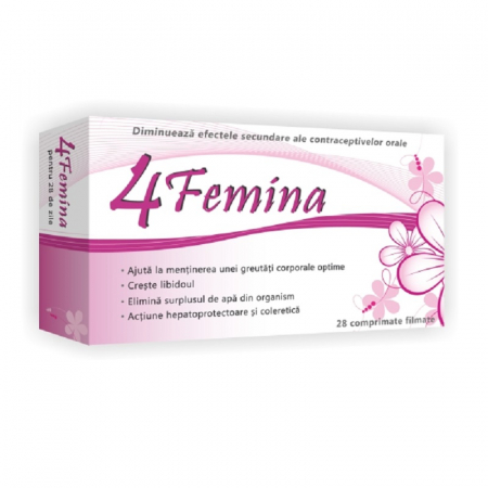 Boli hormonale și de nutriție - 4 Femina X 28 Comprimate