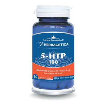 Suplimente alimentare - 5-HTP 100, 30 capsule