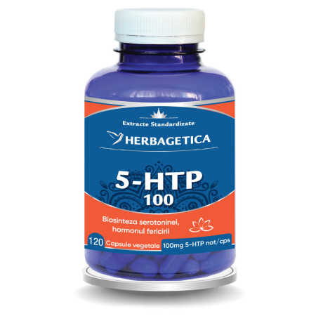 Vitamine Si Suplimente - 5-HTP 100 mg 60 capsule Herbagetica