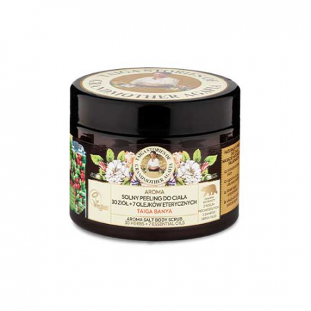 Pielea mea , frumoasă și îngrijită - Bunica Agafia Crema exfolianta naturala cu sare si 7 uleiuri esentiale, 300 ml