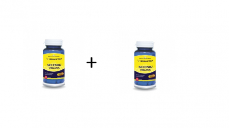 Suplimente alimentare - Seleniu Organic, 60 capsule, pachet cu 2 cutii-50% reducere la al doilea produs