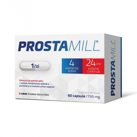 PRODUSE - ProstaMill 795 mg, 60 capsule