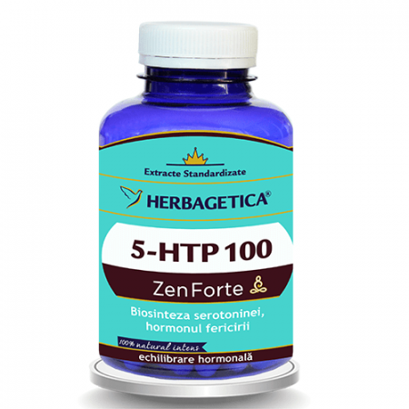 Suplimente alimentare - 5-HTP 100 ZenForte, 30 capsule