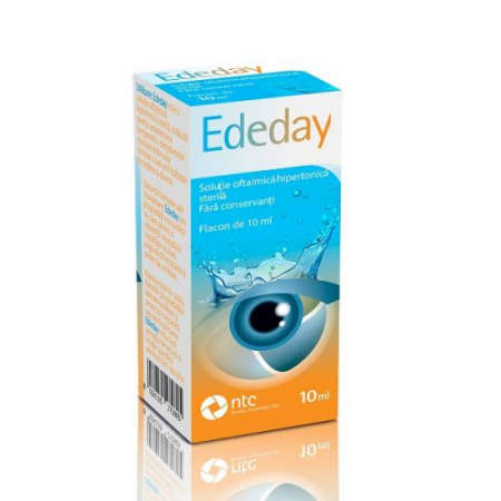 PRODUSE - Ededay Solutie oftalmica hipertonica sterila, 10 ml