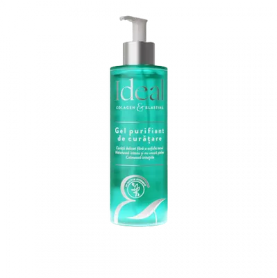 Dermato-cosmetice - Ideal Colagen si Elastina Gel purifiant de curatare, 250 ml