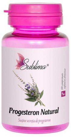 Produse autohtone - Sublima Progesteron natural, 60 comprimate