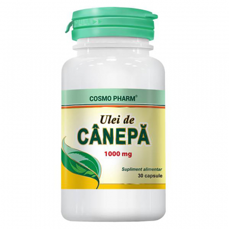 Altele - Ulei de cânepă 1000 mg, 30 capsule
