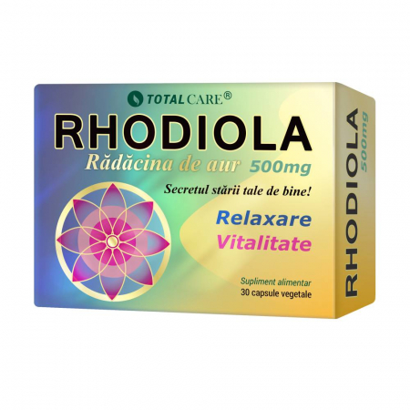 Produse autohtone - Rhodiola 500 mg, 30 capsule vegetale