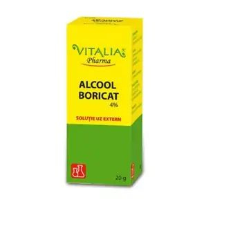 PRODUSE - Alcool Boricat 4% Solutie Uz Extern X 20G