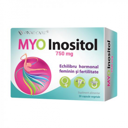 Suplimente alimentare - MYO Inositol 750 mg, 30 capsule vegetale