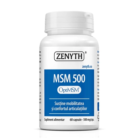 Uleiuri BIO - MSM 500 mg, 60 capsule