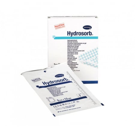 Altele - Hydrosorb pansament gel 5 x 7.5 cm x 5 buc