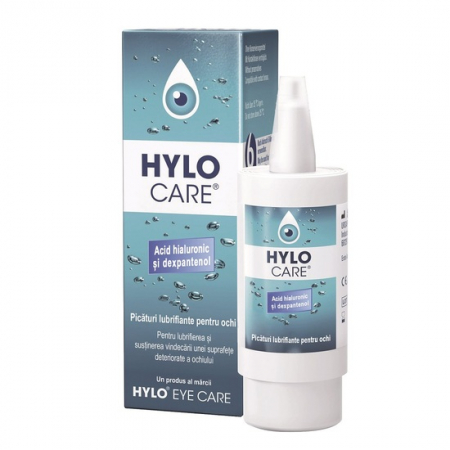 Ochii mei sunt uscați! - Hylo Care Picaturi Lubrifiante Pentru Ochi, 10 ml