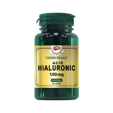 Produse autohtone - Acid hialuronic 100 mg, 60 tablete