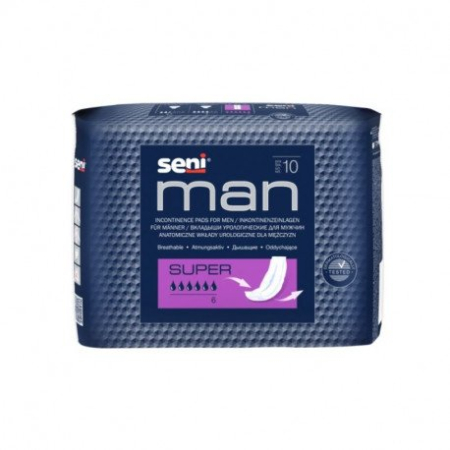 Ingrijire Personala - Absorbante Incontinenta Seni Man Super 6Pic X 10Buc
