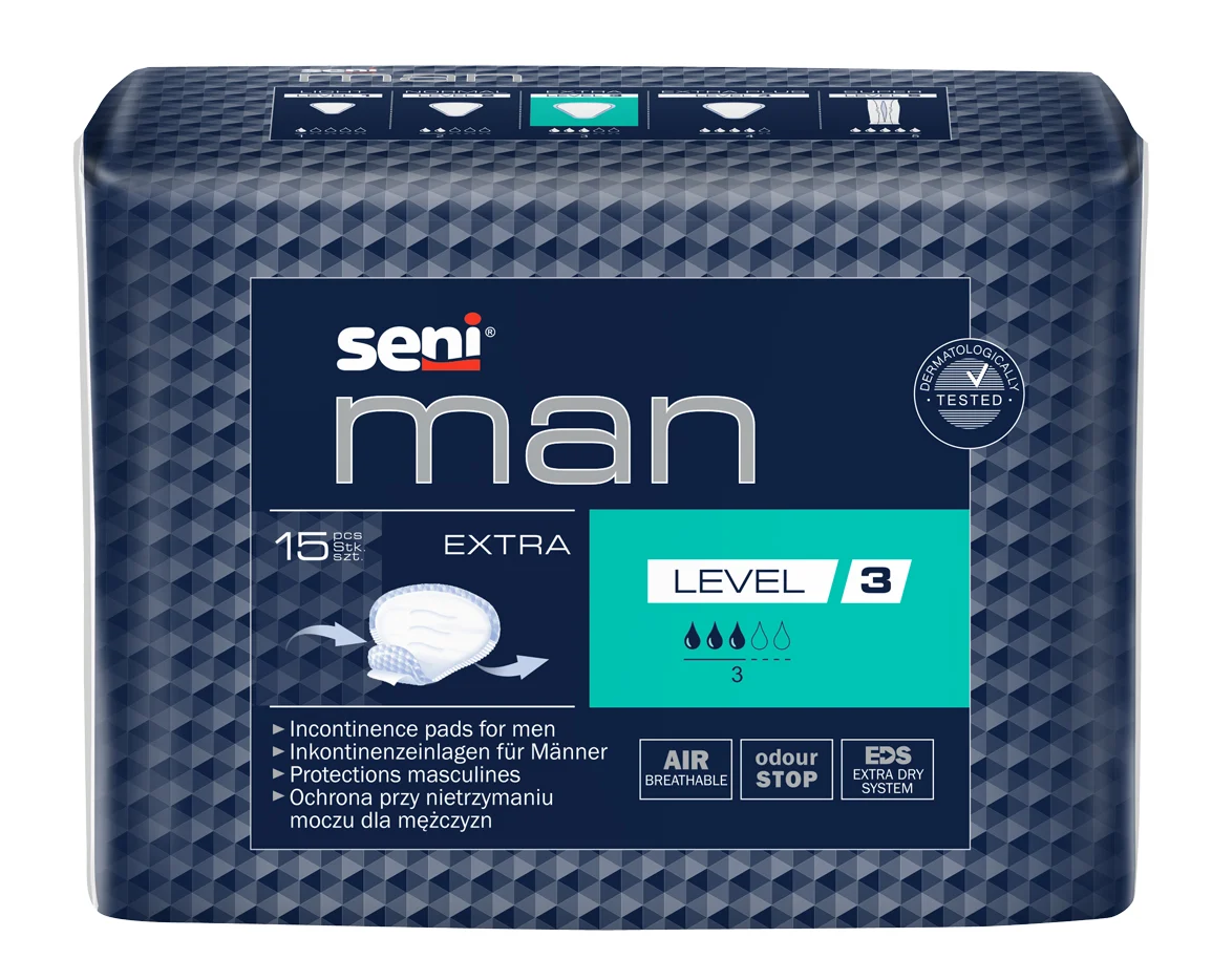 Ceaiuri - Absorbante urologice Seni Man Extra Level 3 15 bucăți