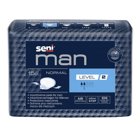 Ingrijire Intima - Absorbante Urologice Seni Man Normal 15 bucăți