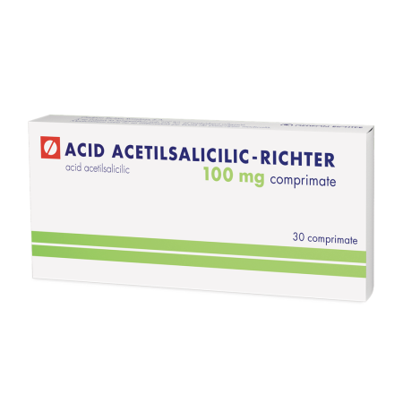 Acid acetilsal tamp 100 mg x 30 comprimate Gedeon Richter Romania