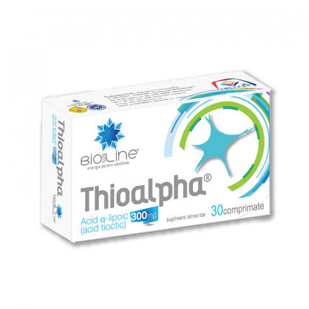 Circulatie periferica deficitara - Acid alfa lipoic - Thioalpha 300 mg energizant