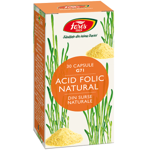 Circulatie periferica deficitara - Acid Folic Natural, G71, capsule