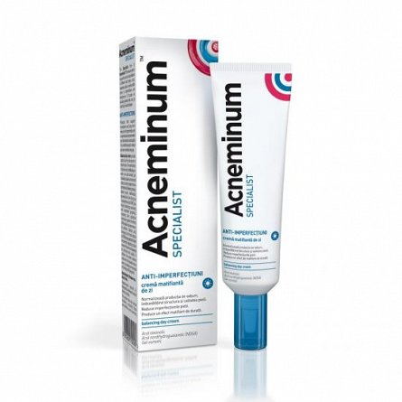 Pielea mea , frumoasă și îngrijită - Acneminum specialist anti-imperfectiuni crema matifianta de zi, 30 ml