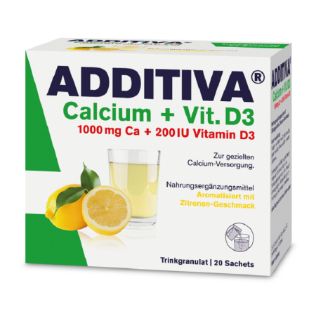 Multivitamine si minerale adulti - ADDITIVA Calciu 1000mg + D3 x 20pl