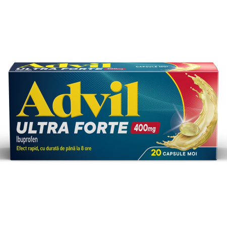 Sistemul Respirator - Advil Ultra Forte 400mg x 10cps.moi -PE