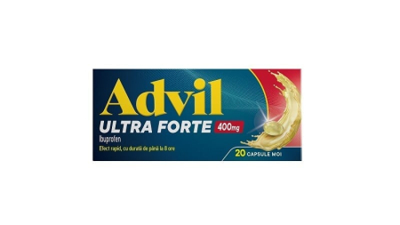 Sistemul Respirator - Advil Ultra Forte 400mg x20cps.moi bl.PE
