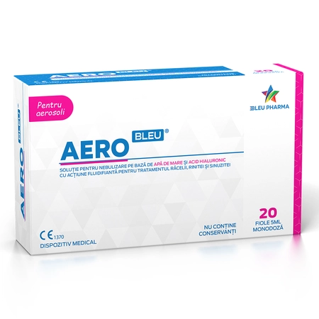 Multivitamine si minerale adulti - Aerobleu Soluție 5 ml x 20 fiole monodoză