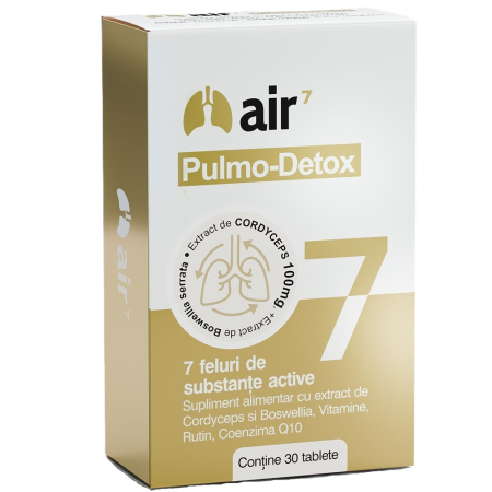 Vitamine Si Suplimente - Air 7 Pulmo Detox 30 capsule Green Splid SRL
