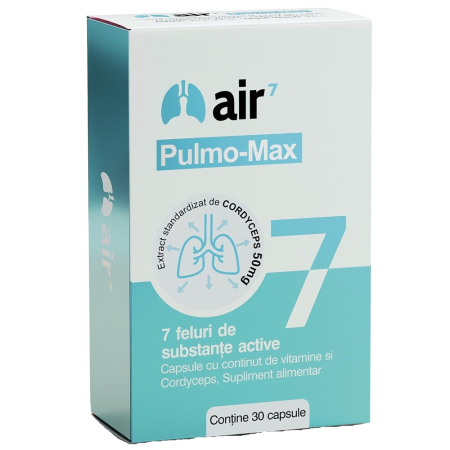 Vitamine Si Suplimente - Air7 Pulmo-Max X 30 capsule, GREEN SPLID SRL