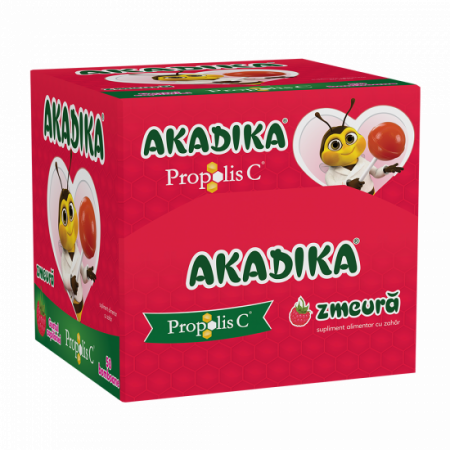 Altele - Akadika Propolis C miere si zmeura, 50 bomboane