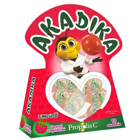 Altele - Akadika Propolis C miere si zmeura, 10 acadele