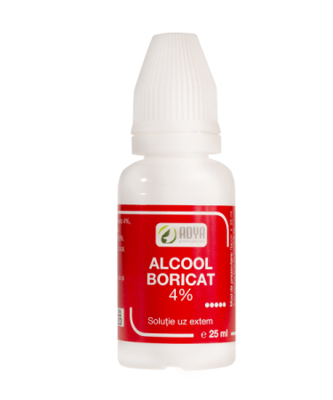 Vitamine Si Suplimente - Alcool Boricat 4% Soluție Uz Extern 25 ml